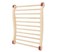 Haofy Sauna Dossier en Bois Antidérapant Conception de Forme S pour la Chambre de Sauna Confort Chaise en Bois Arrière Dos