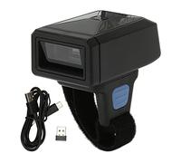 Haofy Scanner de Codes à Barres, Lecteur de Codes à Barres sans Fil Portable, Tête de Numérisation Rotative, Batterie 400 MAh, Chargement USB 1D, Portable pour Ordinateur