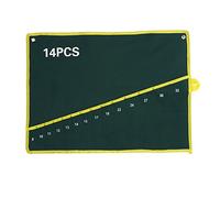 Haofy SCHEPS TOOLS SUPER, 25 Poches, Toile, Sac de Suspension de Type Paquet à Double Usage, Idéal pour Stocker des Cotons (14 pièces)