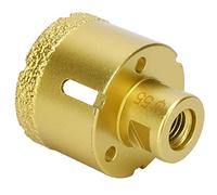 Haofy Scie Cloche en Diamant doré, Ouvre-boîte Efficace pour Couper la Pierre Artificielle, Perceuse D'établi de 55mm de Diamètre