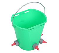 Haofy Seau à Lait en Plastique 8 L Pot d'alimentation pour Animaux de Grande capacité pour Les Fermes d'élevage avec Plusieurs Options de Tétines Idéal pour Les Agneaux, Les Bovins, Les Lapins, la