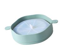 Haofy Seau à Pop-corn en Silicone Pliable, Grande capacité, Résistant à la Chaleur, pour -ondes, pour les Voyageurs et les Cinéphiles, Gris (Cyan)