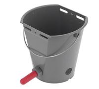 Haofy Seau d'alimentation de 8 L, Plastique de qualité Alimentaire, Dispositif d'alimentation en Lait de Grande capacité avec Tétines pour Fermes et Veaux (pour bovins)