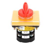 Haofy Sélecteur de Commutateur à Came Rotatif pour Appareils électroménagers, Commutateur à 2 Positions Facile à Utiliser pour un Usage Domestique, à Came isolé et sécurisé pour des Performances