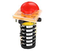 Haofy Sélecteur de Commutateur Rotatif Universel pour Fraiseuse, Interrupteur de Commande Compact isolé pour un Fonctionnement Flexible, Longue Durée de Vie pour un Usage Industriel