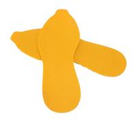 Haofy Semelle de Chaussure Antidérapante, Patch de Réparation en Caoutchouc à Motif en V, Confortable pour les Chaussures de Basket-ball Taille 41-44 (YELLOW)