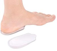 Haofy Semelles Orthopédiques, 2 PCS Talon Supinateur pour Jambe de Type O/X, Talonnettes Orthopédique en Gel pour Supination et Pronation, Soutien du Talon pour Femmes et Hommes