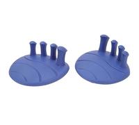 Haofy Séparateurs D'orteils Bleu foncé, 1 Paire, Extenseurs D'orteils en TPR pour Soulager les Oignons et Corriger la Forme du Pied, Unisexe