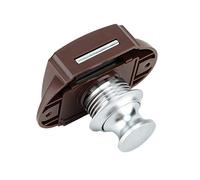 Haofy Serrure à Bouton-poussoir sans urable et Lisse pour Meubles D'armoire de Bateau de Camping-car pour Plaque de 14 à 20mm
