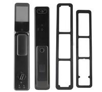 Haofy Serrure Intelligente Automatique avec Visionneuse de Porte 1080P, Reconnaissance Faciale, Empreinte Digitale, Mot de Passe, Carte IC, Déverrouillage du Smartphone pour la sécurité de la