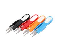 Haofy Sics en Filetage en Acier Inoxydable avec Capuchons, Mini Portable Plus pour la Couture en Acier, 4pcs Spring Design U Form Diy Craft File pour Schneider