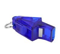 Haofy Sifflet D'arbitre Durable pour Le Sport, avec Son Clair et Lanière pour Entraîneurs, Enseignants et Gymnases en Plastique (Bleu foncé)