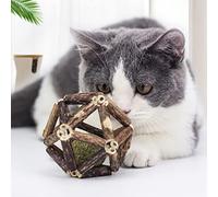 Haofy Silvervine Stick Catanip Ball - Tracking-Mandling and Relaxing Cats Stimulant et Relaxant