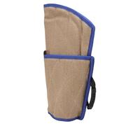 Haofy Sleette Professionnelle de Formation pour Chiens avec Protection Maximale de Bras, Manche de Morsure de Chien Design bordé Bleu pour Chiens de, Entraîneurs Personnels