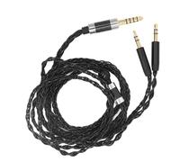 Haofy Sound Plus Clair avec un Câble Casque plaqué en Argent de 4,4 Mm pour AH D600 D7200, Meze 99 Classics pour une Commutation Musicale Pratique