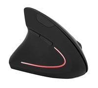 Haofy Souris Optique Fil Verticale Ergonomique pour Gaucher avec 6 Boutons Programmables, Lumières Colorées, Fonctionne avec 2 Piles AAA, Paramètres 800/1200/1600 DPI, Idéale pour Les