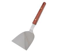 Haofy Spatule de Barbecue en Acier Inoxydable avec Tête Flexible, capacité de 2 Kg et Manche en Bois pour Steak de Poisson - Outil de Grill Extérieur pour la Maison, la Cuisine, le Camping, le (120MM)