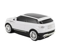 Haofy Sports Car Forme Souris de Jeu sans Fil 2,4 GHz 1600 DPI Cool Comportation Monde avec Récipiendaire USB pour Ordinateur Portable, Conception Ergonomique pour L'école à Domicile (White)