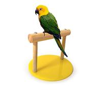 Haofy Stand de Perroquet, Perche de Formation Portable pour Les Tourtereaux, avec Concept de Conception pour Le Jeu et Les Discussions, pour Les Perruches, Les Conures ou Les Calocyles