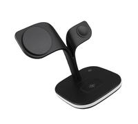 Haofy Station de Charge Rapide, Détection d'objets étrangers Station de Charge sans Fil Type C Interface d'entrée 3 en 1 pour Salon