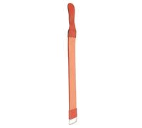 Haofy Strop de Rasoir Double Face pour Rasoir à Barbe, Conception de Crochet D'affûtage pour Salon de Coiffure, Cuir Artificiel de Haute qualité 18,6x2,3 Pouces