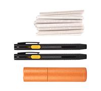 Haofy Stylo à Craie de Tailleur, Marqueur à Craie de Couture, Marquage Réglable Facilement avec 20 Recharges pour Tissus en Daim tricoté en Coton, Parfait pour les Couturiers et les Tailleurs Lors de