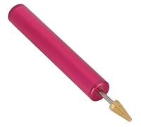 Haofy Stylo à Huile de Bord en Cuir Outil de Teinture de Bord Pratique pour Fausse Cuir Artisanat Bricolage rosé pour le Travail en Acier Inoxydable en Belle Finition