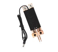 Haofy Stylo de Soudage par Points pour Batterie, Tige en Laiton de 2 Mm d'épaisseur avec Aiguilles de Soudage Excentriques, Soudeur par Points Portatif à Déclenchement Automatique pour une (BLACK)