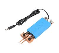 Haofy Stylo de Soudage par Points pour Batterie, Tige en Laiton de 2 Mm d'épaisseur avec Aiguilles de Soudage Excentriques, Soudeur par Points Portatif à Déclenchement Automatique pour une (BLUE)