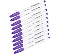 Haofy Stylo Effaçable à L'air Violet, 10 Pièces, Tête épaisse, Stylo de Décoloration pour Tissu, Marquage de Couture, Outils de Couture