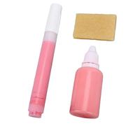 Haofy Stylo Liquide de Masquage Rouge pour Peinture à L'Aquarelle avec Recharge de 30 Ml de Liquide et Gomme, Marqueur de Masquage Artistique, Papier Aquarelle, Ensemble de Fournitures (W-008-02)