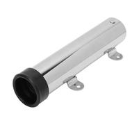 Haofy Support de Canne à Pêche Mural côté Bateau Marin, Capuchon en PVC, Support de Canne Mural en Acier Inoxydable pour Navires, Yachts, Kayak