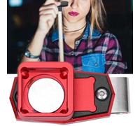 Haofy Support de Craie de Queue de Billard Professionnel Léger avec Clip Fixe, Accessoire de Billard/Piscine Portable (Bleu) (Rouge)