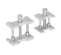 Haofy Support de Mouvement en Alliage D'aluminium, Boîtier Réglable, Pince à étau pour la Réparation de Montres, Fabrication de Bijoux, 2 Pièces