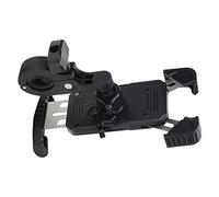 Haofy Support de Navigation pour Téléphone Portable, Support de Téléphone pour Vélo, Pince d'angle Réglable à 360 ° Fermement pour Tricycles Express, Noir