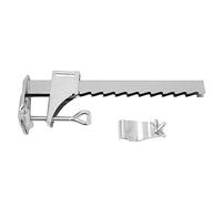 Haofy Support de Parasol Durable pour Balcon carré, avec Grand Clip, pour Parasols D'extérieur et Jardin, Matériau en Acier