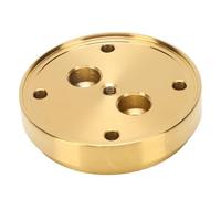 Haofy Support de Rideau de Douche Classique, Support en Acier Inoxydable Doré, pour Porte de Douche