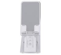 Haofy Support de Téléphone Portable Durable Pliable, 7 Réglages d'angle, Support de Tablette Ergonomique pour Bureau, Alliage D'aluminium, Silicone Noir (Silver)