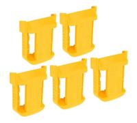 Haofy Support D'étagère de Support de Stockage de Batterie M18 18V pour Batteries 18V 20V 54V 60V, Installation à l'envers, 5 Pièces (Yellow)