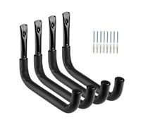Haofy Support Mural pour Kayak, 4 Crochets en Acier | Rangement de Garage, 38,5 Cm de Longueur, 27 Cm de Largeur Intérieure, pour échelles Planches de Surf Vélos, Revêtement