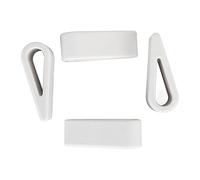 Haofy Support pour Ordinateur Portable 4 Pièces, Hauteur Réglable pour Un Angle de Vision Ergonomique avec Fond Adhésif pour la stabilité, Support en Plastique pour Ordinateur Portable pour Bureau à