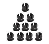 Haofy Supports LED de 5mm, Clips à Boucle Plate Durables, Ensemble de 200 Pièces pour Voyants LED, éclairage Intérieur et Extérieur, Matière Plastique (BLACK)