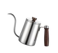Haofy Swan Necy Coffee Kettle en Acier Inoxydable sur la Poignée en Bois Spéciale Kessel 350 Ml (SILVER)