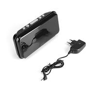 Haofy Table Électronique Réveil Numérique De Bureau 220 V Grand Écran LED De 1,8 Pouce Fonction De Snooze (Rouge)