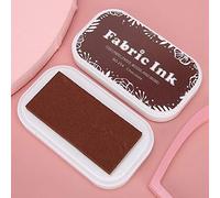 Haofy Tampon Encreur Vintage coloré, Tampon Encreur éponge Polyvalent, Accessoire de Peinture Facile à Utiliser pour l'artisanat et Le Scrapbooking (BD-254 Chocolat)