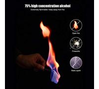 Haofy Tampons de Préparation à l'alcool, 100 Pièces Emballés Individuellement, Tampons Isopropyliques à 75% pour les Premiers Secours, la Désinfection des Surfaces et le Nettoyage des Appareils