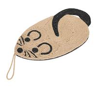 Haofy Tapis à Gratter pour Chat de Compagnie, Jouet pour Chat en Forme de Souris en Sisal, Planche à Gratter Durable pour, Idéal pour la Maison et Les Amoureux des