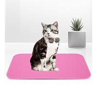 Haofy Tapis Antidérapant de Toilettage pour Animaux de Compagnie, Tapis de Table d'entraînement en Caoutchouc Robuste pour Le Toilettage et Le Bain des Chiens (Pink)