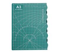 Haofy Tapis de Découpe Pliable A3 en PVC Auto-cicatrisant 40 X 30 Cm pour Couture, Matelassage, Scrapbooking, Surface de Grille à Gratter pour Couper du Tissu, du Papier, du Cuir,