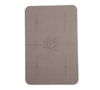Haofy Tapis de Machine à Coudre, Réduit le Mouvement des Vibrations de la Machine à Coudre et le Glissement en Caoutchouc PU pour le Quilting, la Broderie, Reste en Place (Marron foncé)